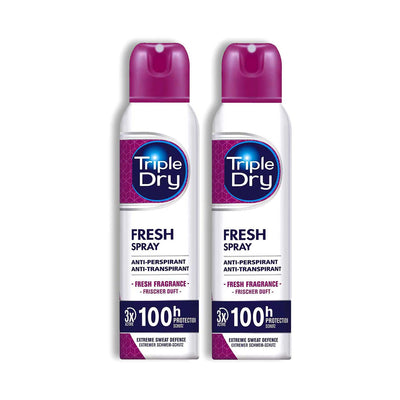Boots Triple Dry Fresh Fragrance Anti-Perspirant Spray 150ml 100hr- Buy online at McGrocer
