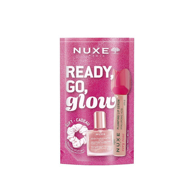 Boots Nuxe Ready Go Glow Essentials Very Rose Plumping Lip Serum- Buy online at McGrocer