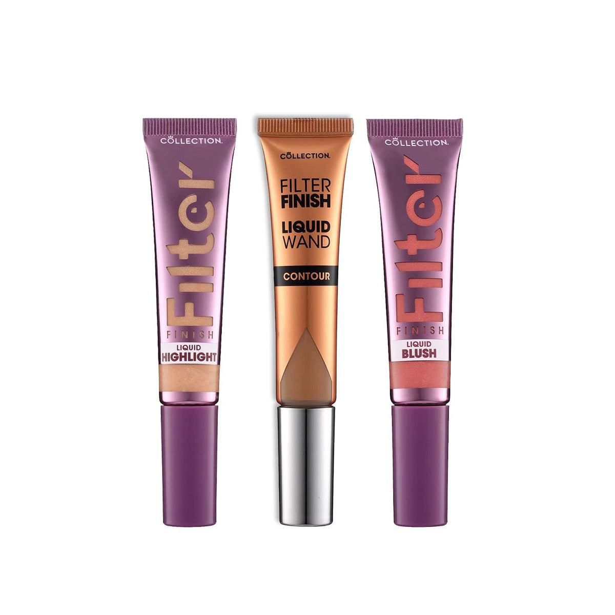 Collection Filter Finish makeup wands bundle (British brand)