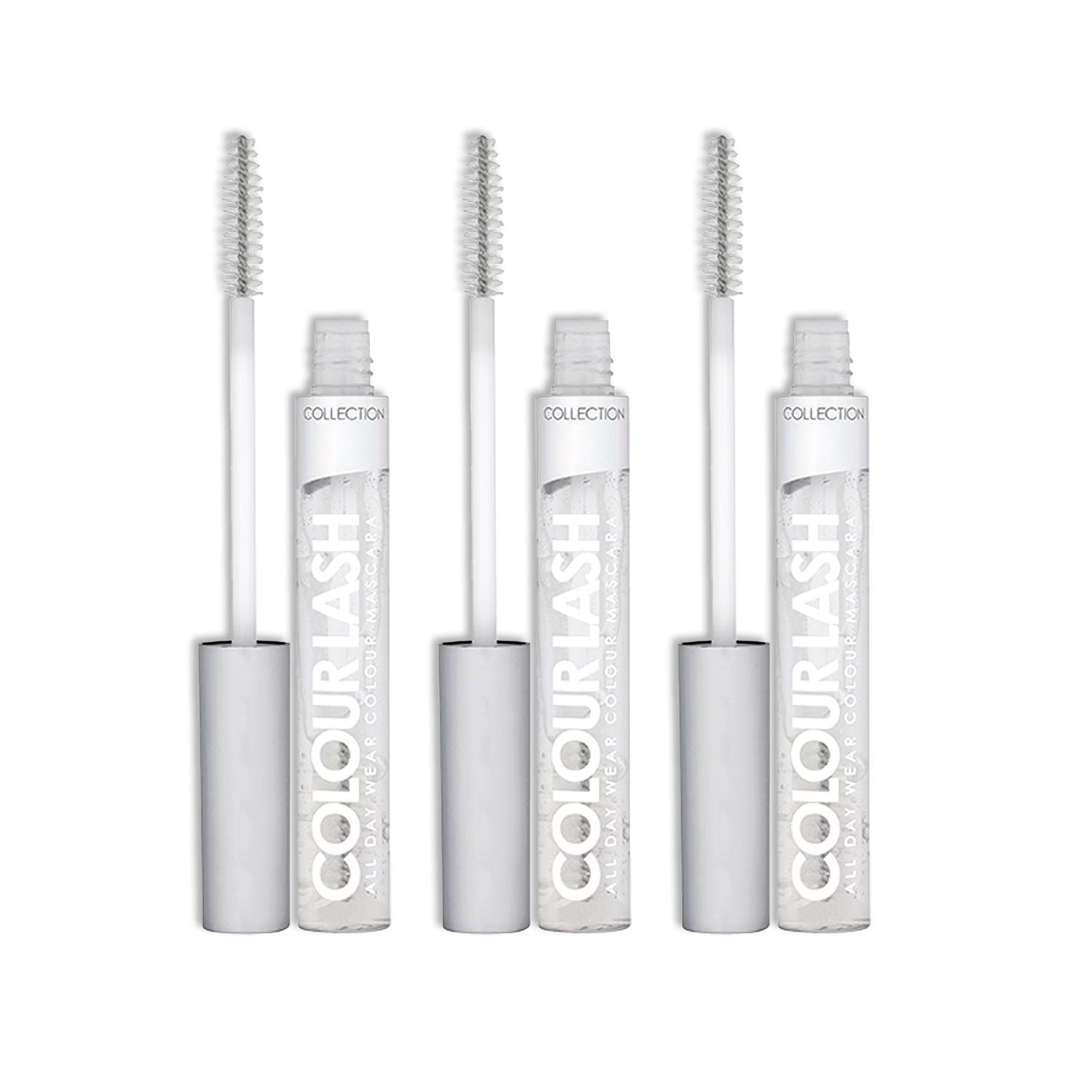 Collection Colour Lash clear mascara bundle 3-pack (British brand)