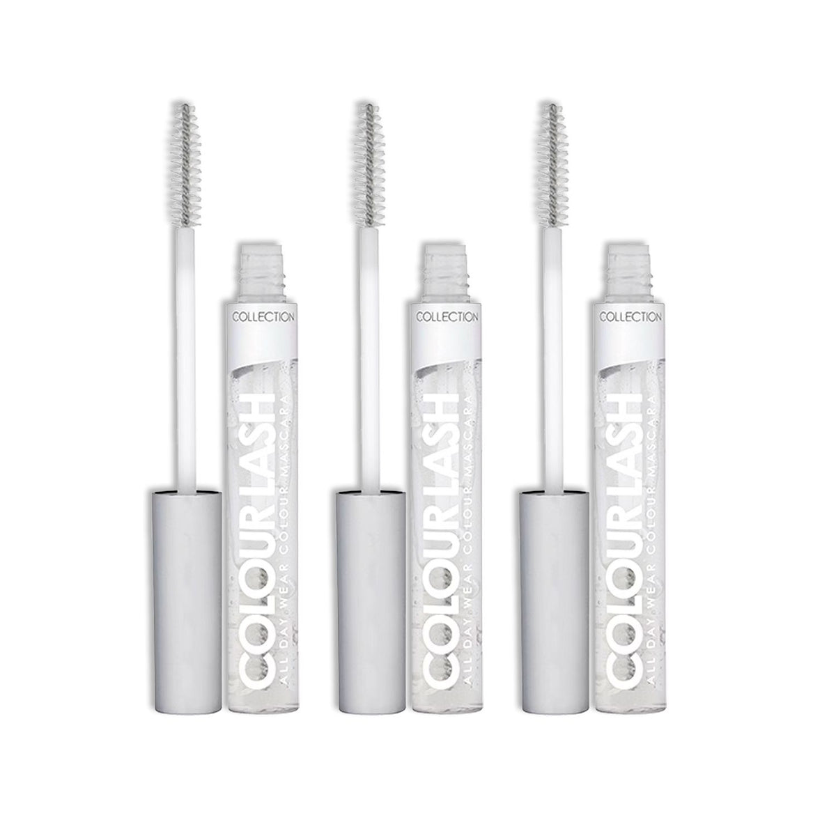 Collection Colour Lash clear mascara bundle 3-pack (British brand)
