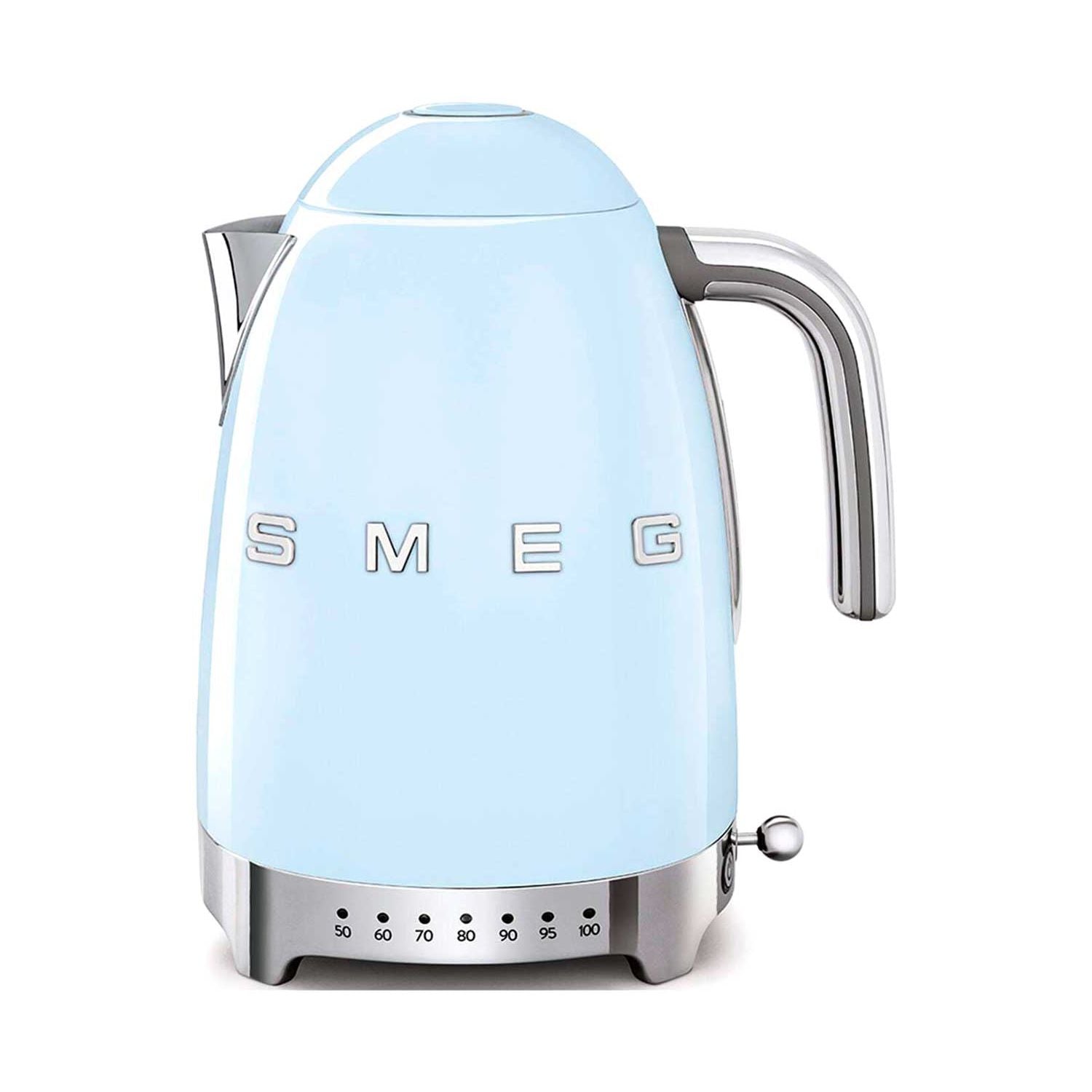 Smeg pastel blue kettle 1.7L with 7 temperature settings (British brand)