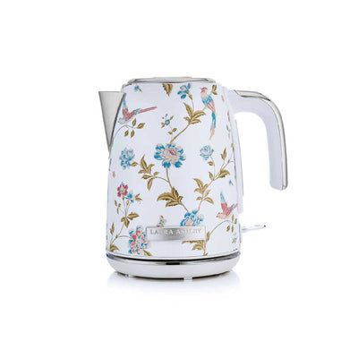 Boots VQ Laura Ashley Elveden White Electric Jug Kettle 1.7L- Buy online at McGrocer
