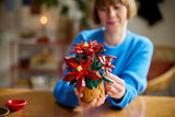 LEGO Poinsettia plant model 608 pieces, imported from the UK