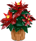LEGO Poinsettia plant model 608 pieces, imported from the UK