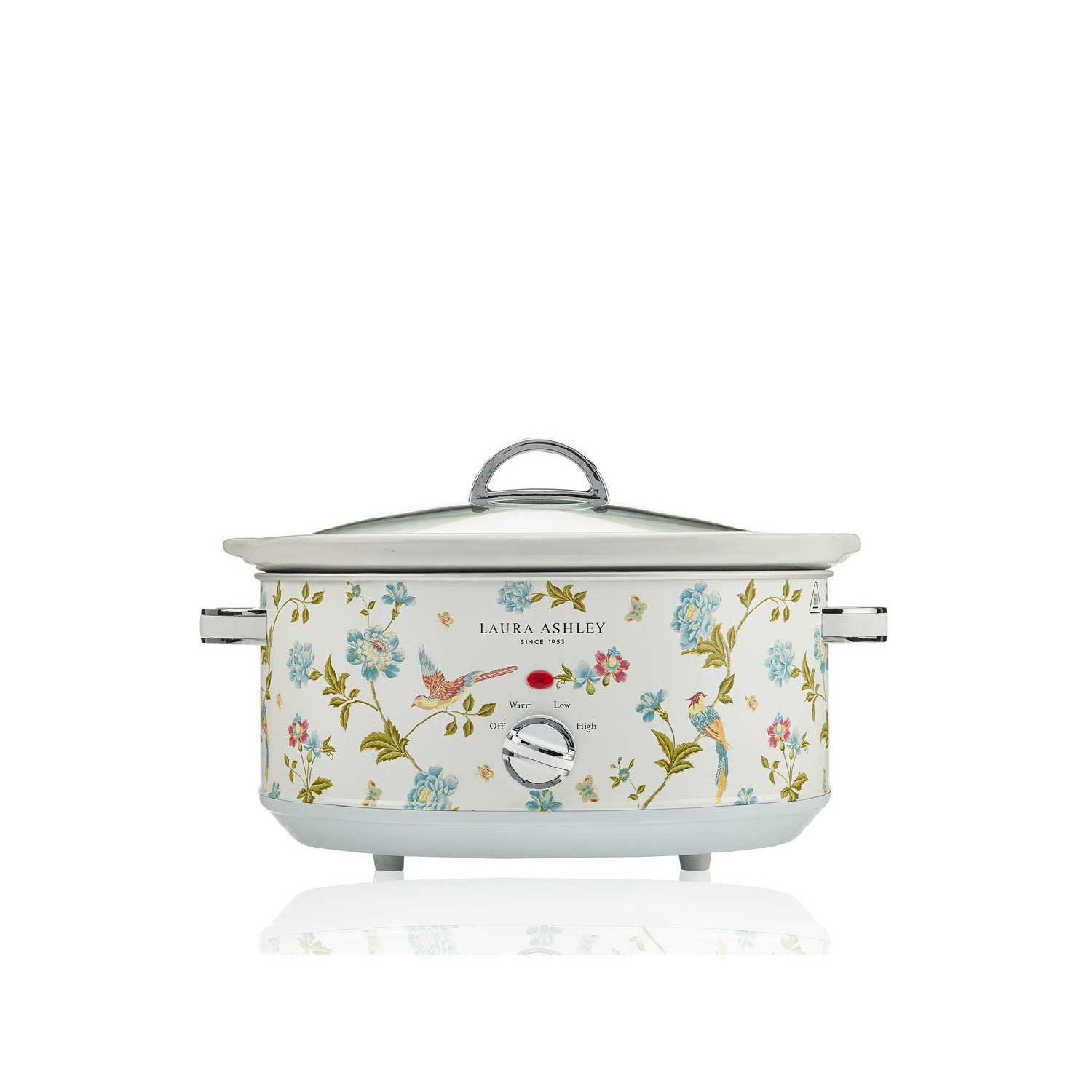 Laura Ashley slow cooker Elveden White 6.5L, UK version