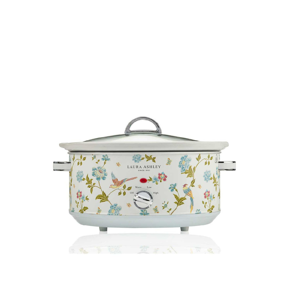 Laura Ashley slow cooker Elveden White 6.5L, UK version