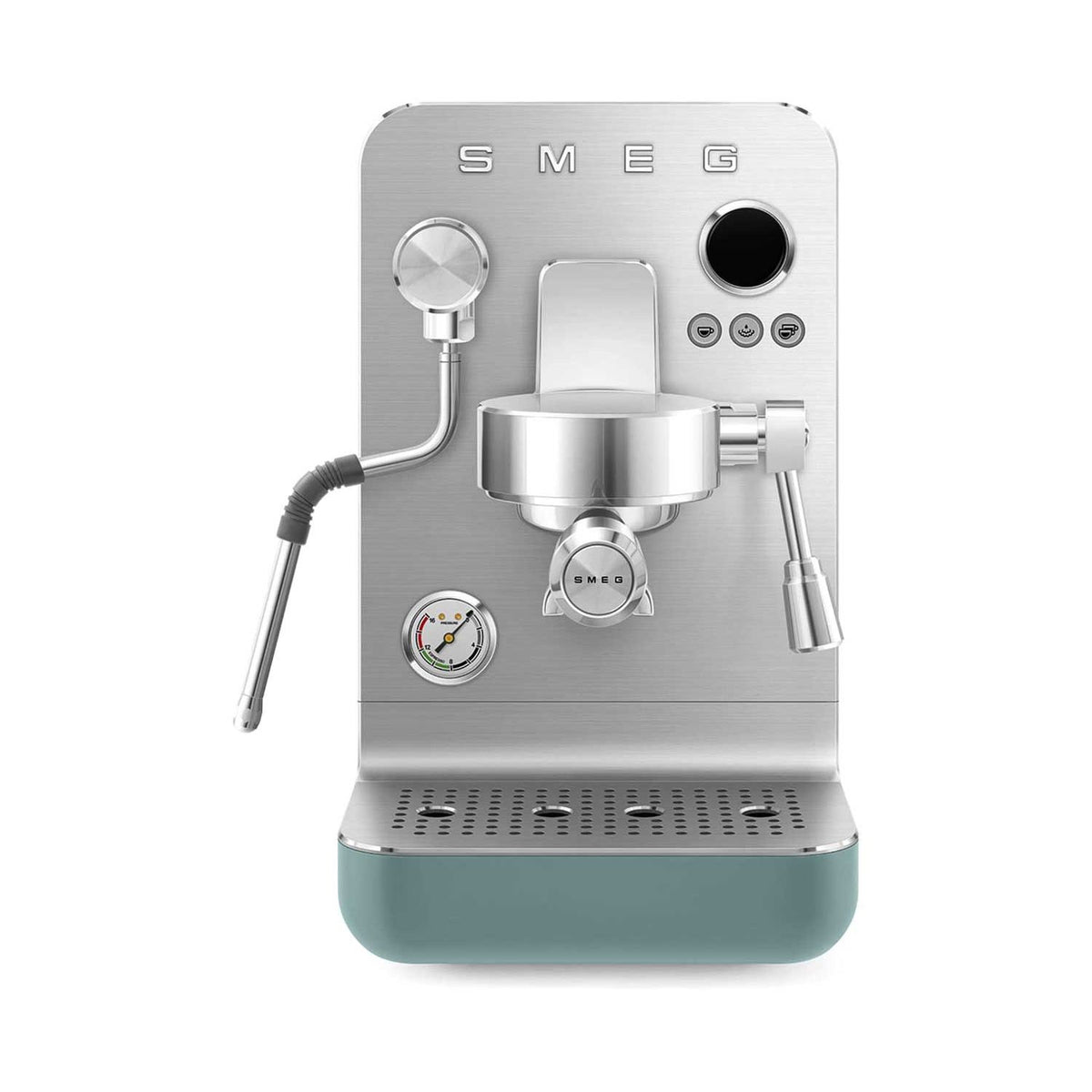 Smeg Mini Pro espresso coffee machine emerald green (British brand)