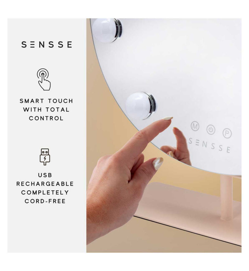 Sensse Hollywood light up mirror 40cm, imported from the UK