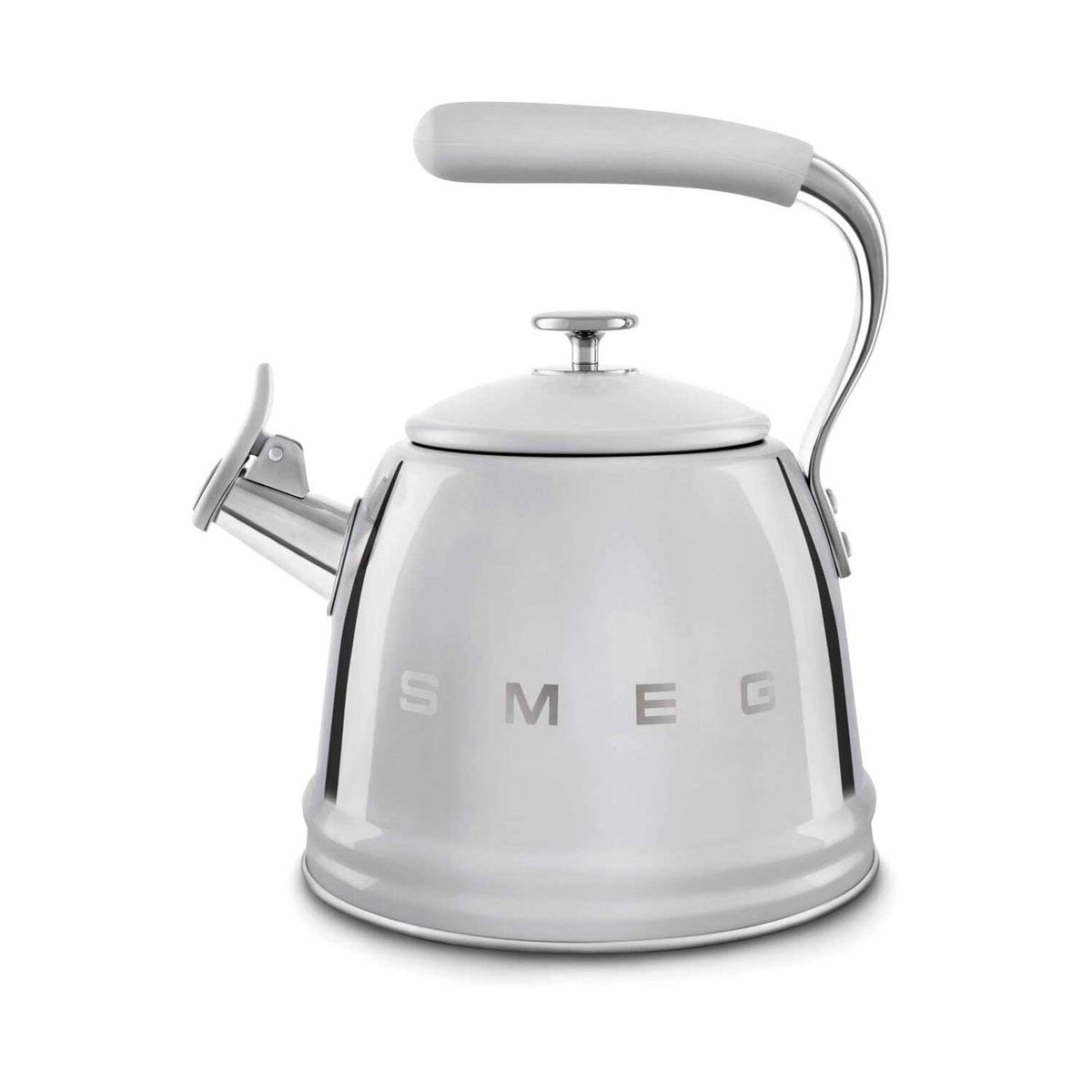 Smeg stainless steel whistling kettle 2.3 litre, UK version