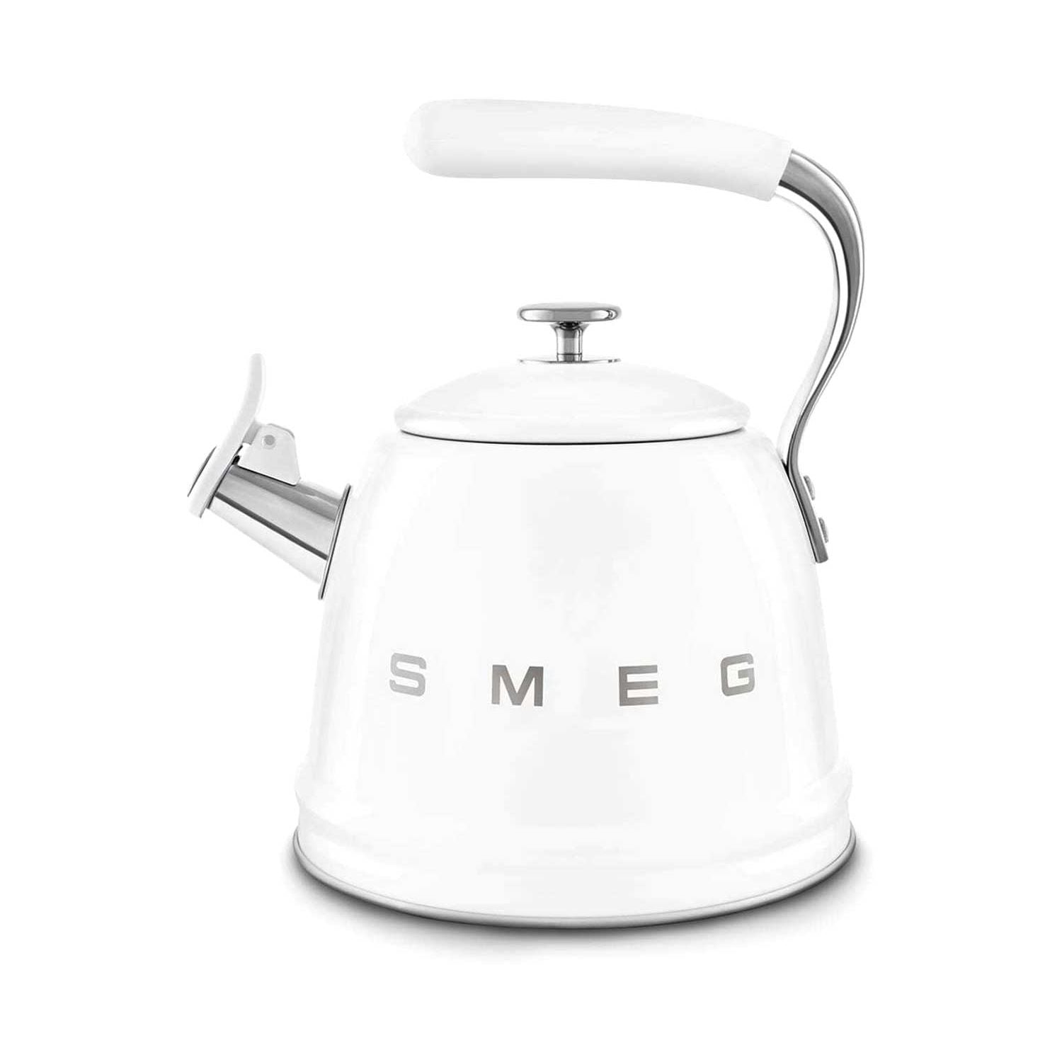 Smeg whistling kettle white 2.3L (British brand)