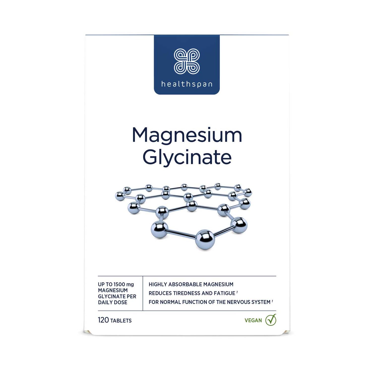 Healthspan Magnesium Glycinate - 120 Tablets