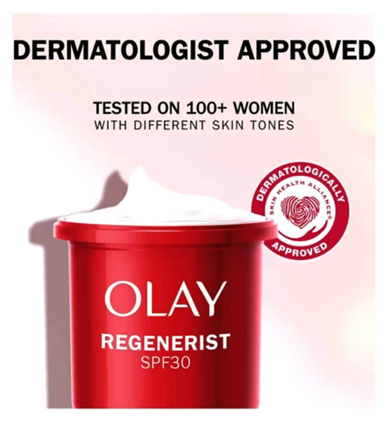 Olay Regenerist Day Cream SPF30 50ml bundle with refill (British brand)