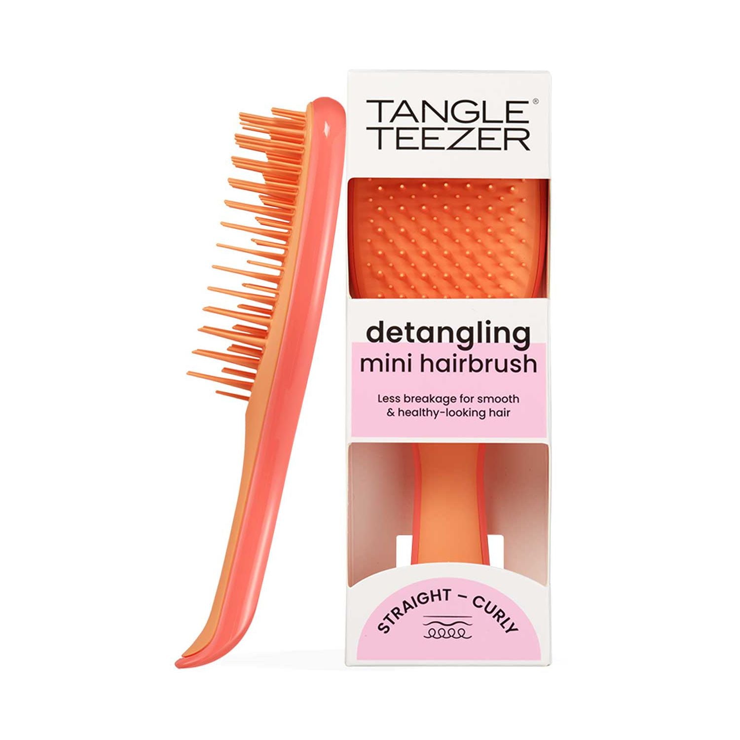 Tangle Teezer mini detangler Salmon Pink Apricot, UK version