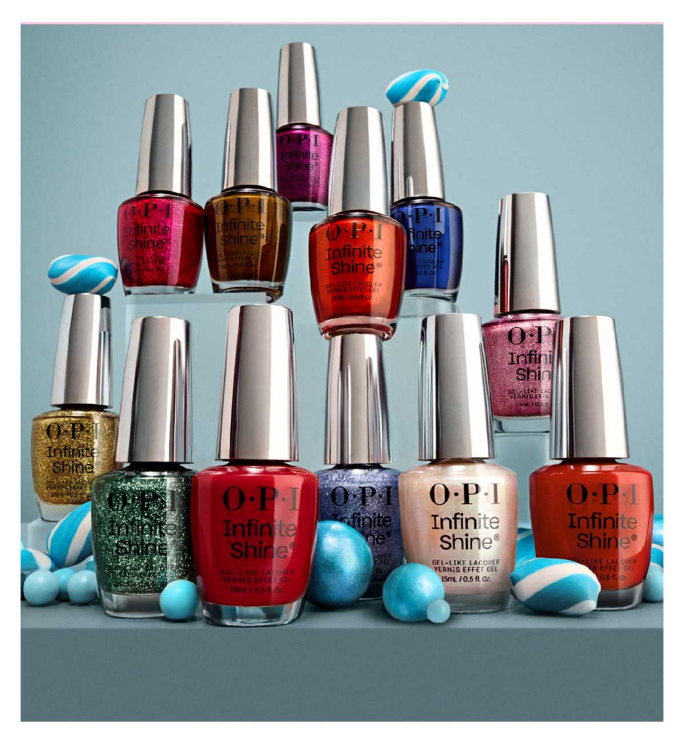 OPI Infinite Shine nail polish Put the Icy in Spicy 15ml, imported from the UK