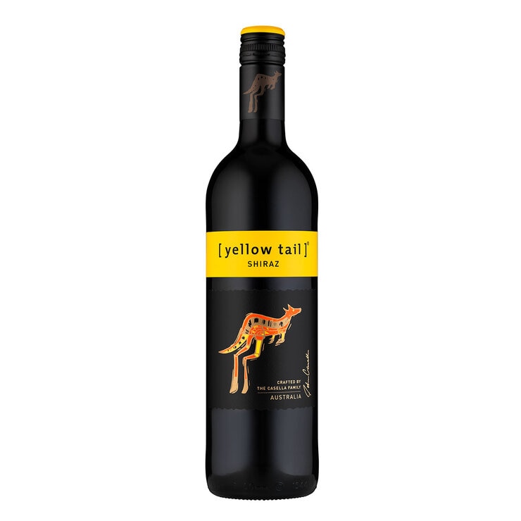 Yellow Tail red wine Shiraz 75cl, UK version