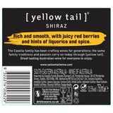 Yellow Tail red wine Shiraz 75cl, UK version