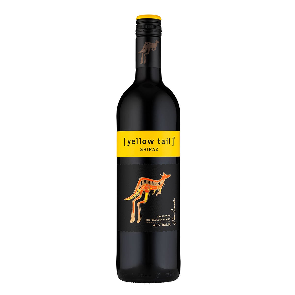 Yellow Tail red wine Shiraz 75cl, UK version