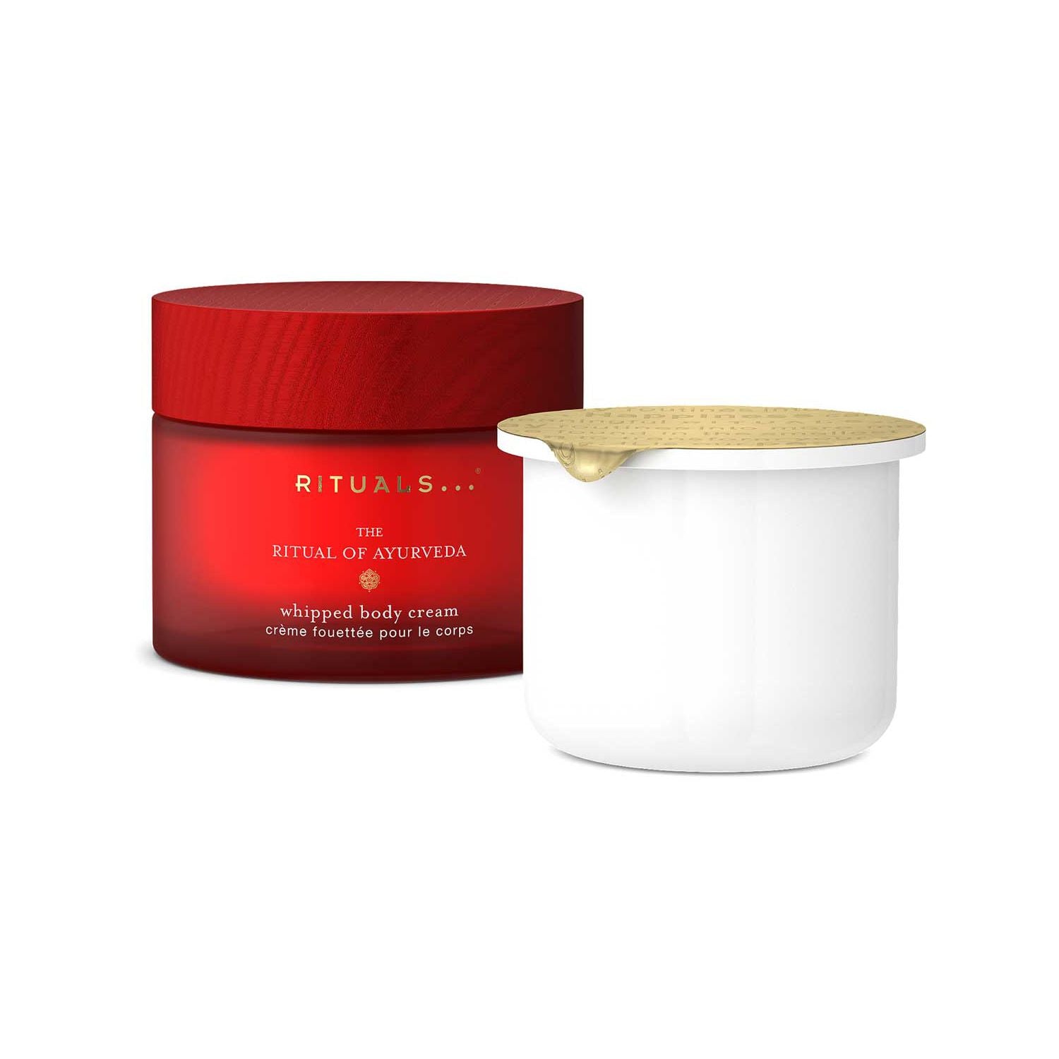 Rituals sweet almond Indian rose whipped body cream refill 220ml - British product