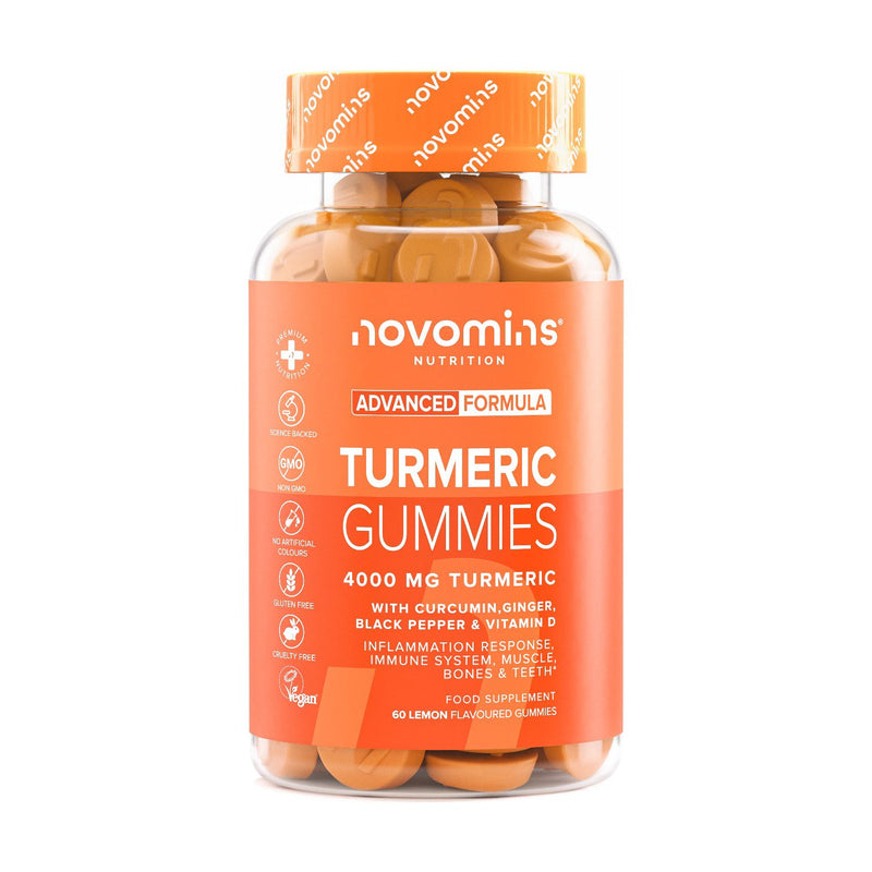 Novomins turmeric lemon gummies 60 count - British product
