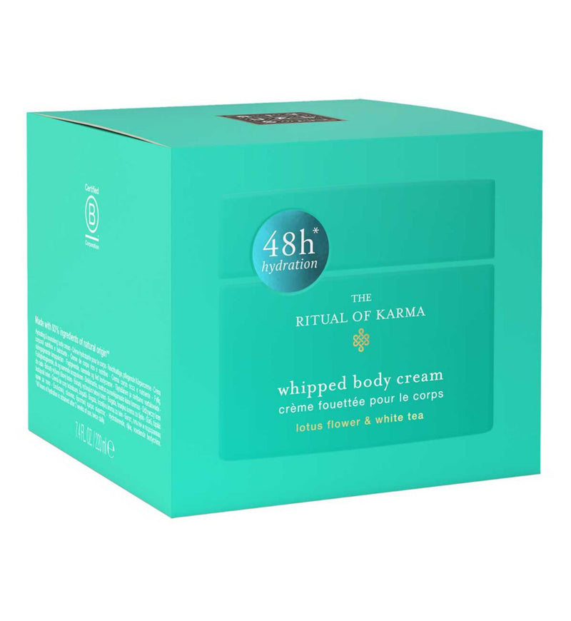 Rituals Karma lotus flower white tea whipped body cream 220ml, UK version