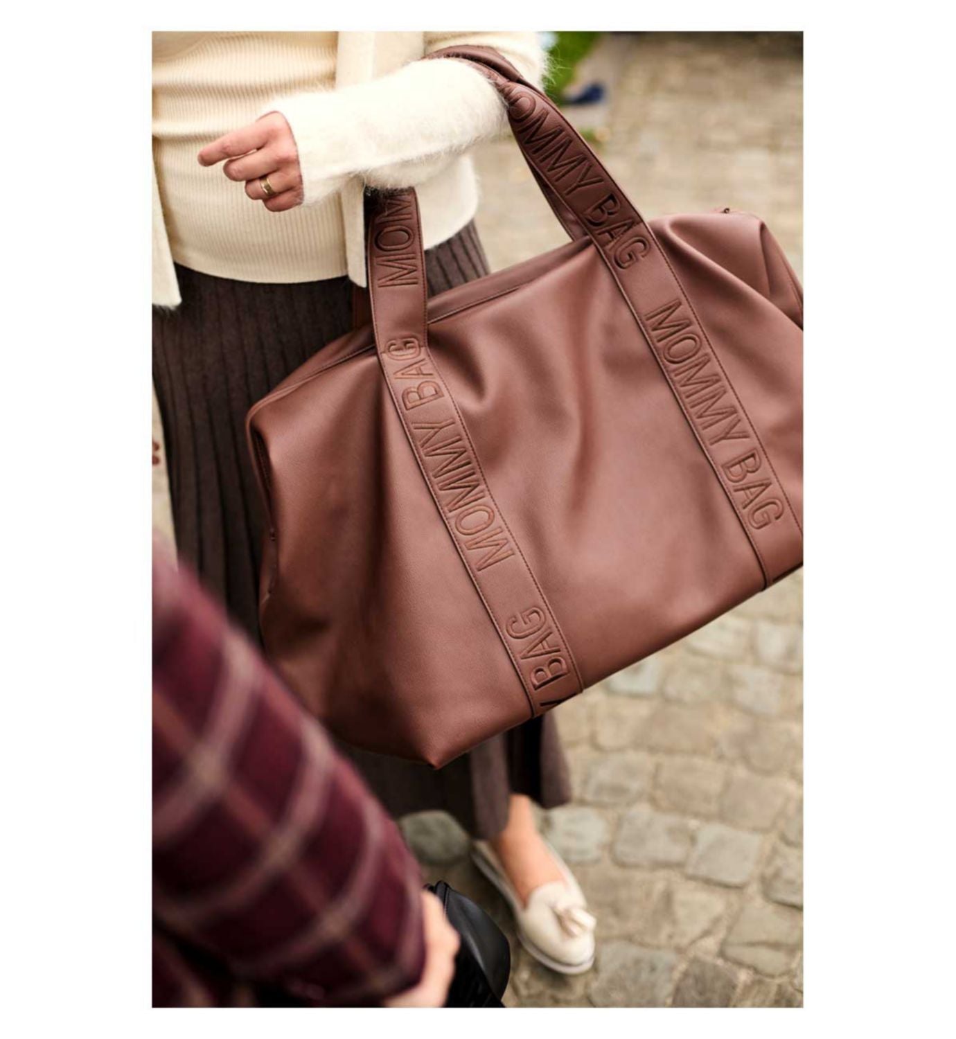 Childhome Mommy Bag diaper bag in dark brown (British brand)