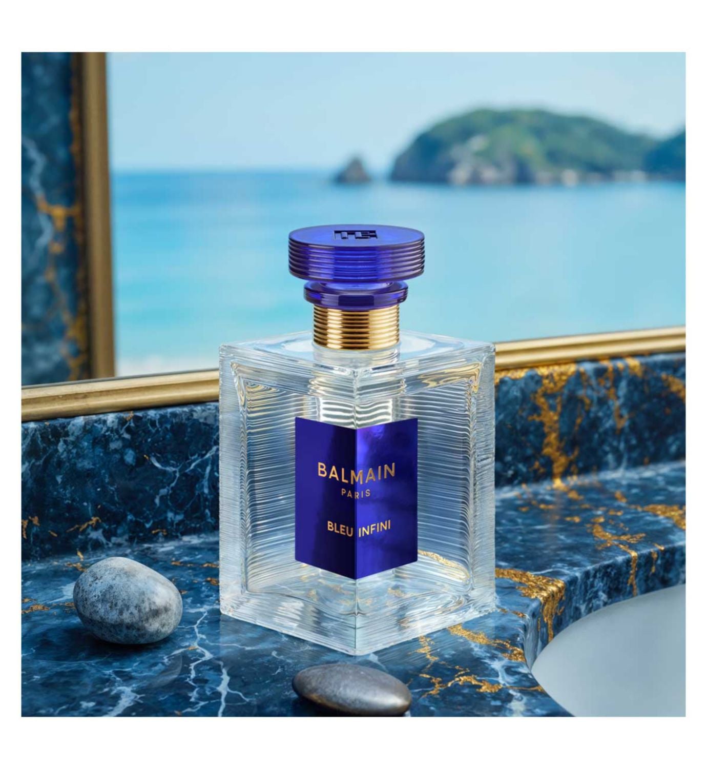 Balmain Bleu Infini eau de toilette 125ml, imported from the UK