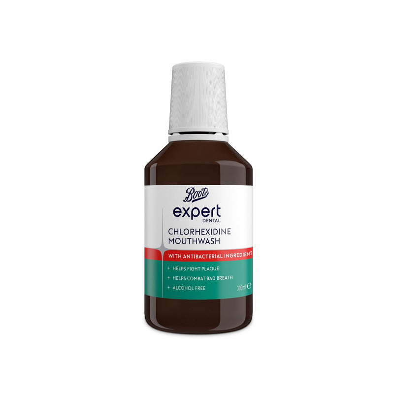 Boots Expert Chlorhexidine Mouthwash 300ml - British product
