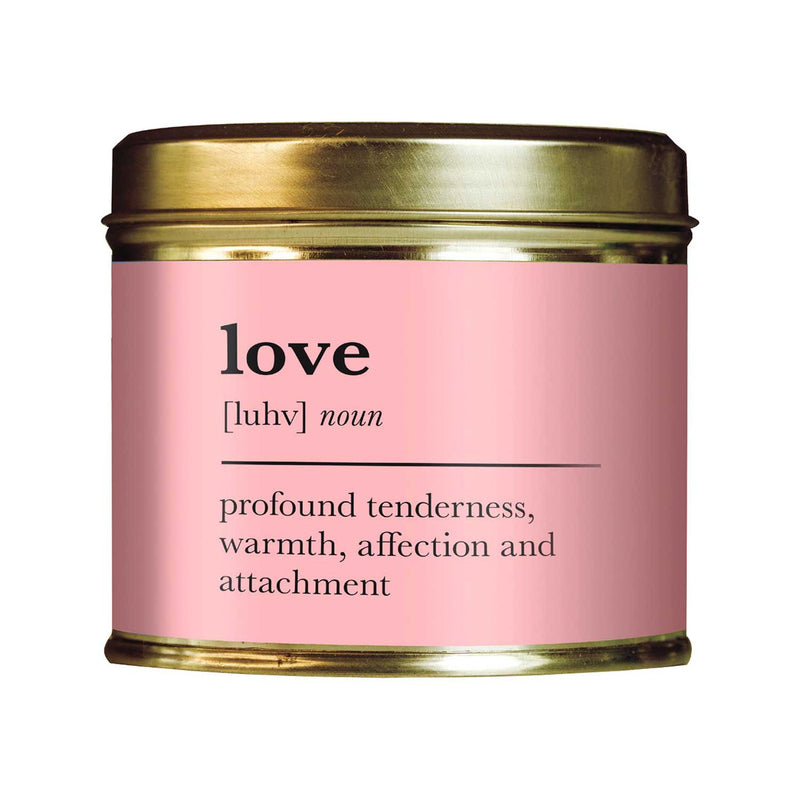 Shearer Candles Love Tin Candle 204g, imported from the UK