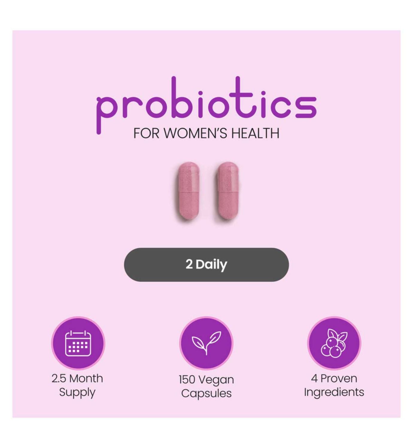 Vitabright cranberry bio cultures capsules 150 count, UK version