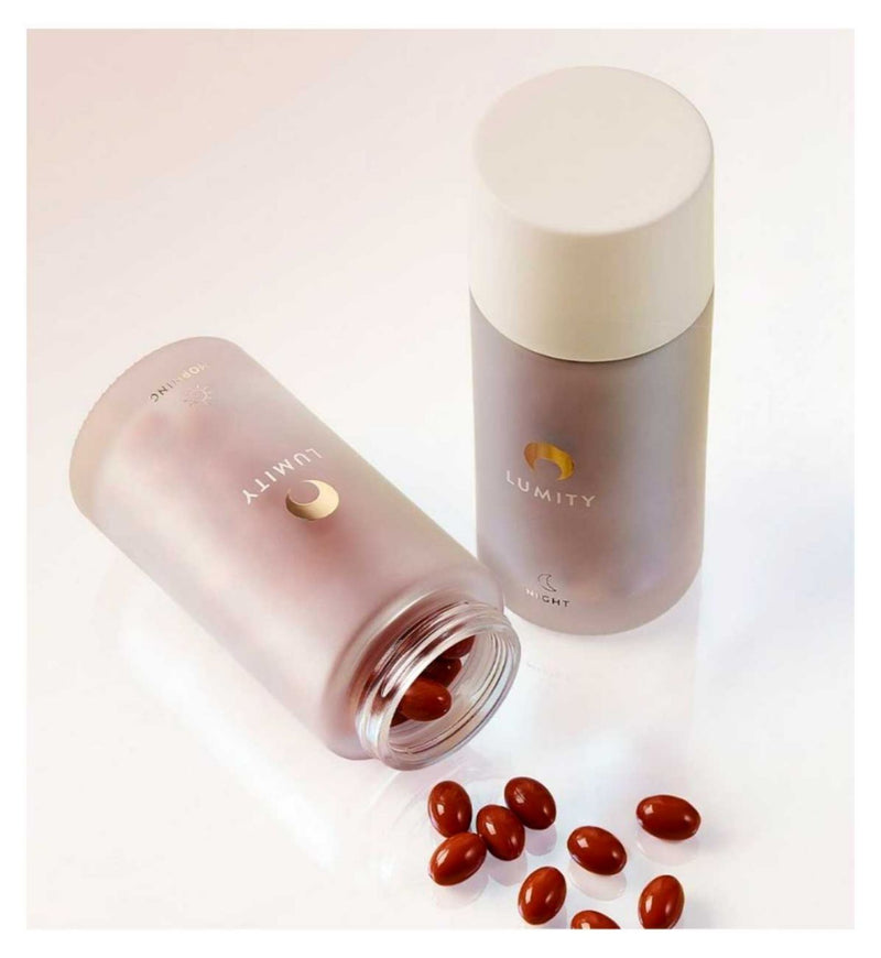 Lumity female morning and night supplement starter kit, imported from the UK