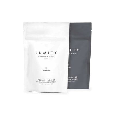 Boots Lumity Male Morning And Night Supplement Refill Pouches- Buy online at McGrocer