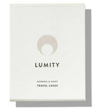 Lumity Morning and Night travel cases, imported from the UK