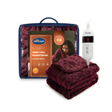Silentnight Super Cosy heated throw Winter Berry, UK version