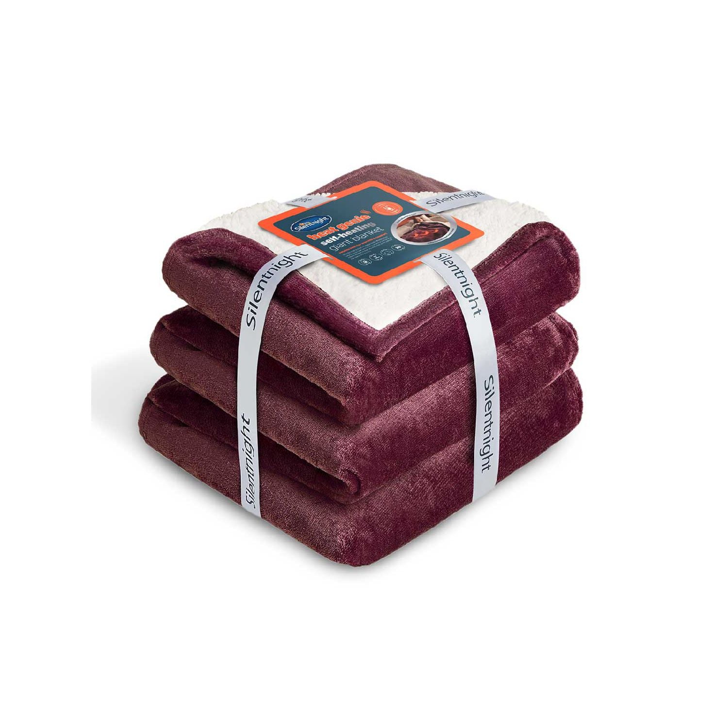 Silentnight blanket Winter Berry 180x240cm, imported from the UK