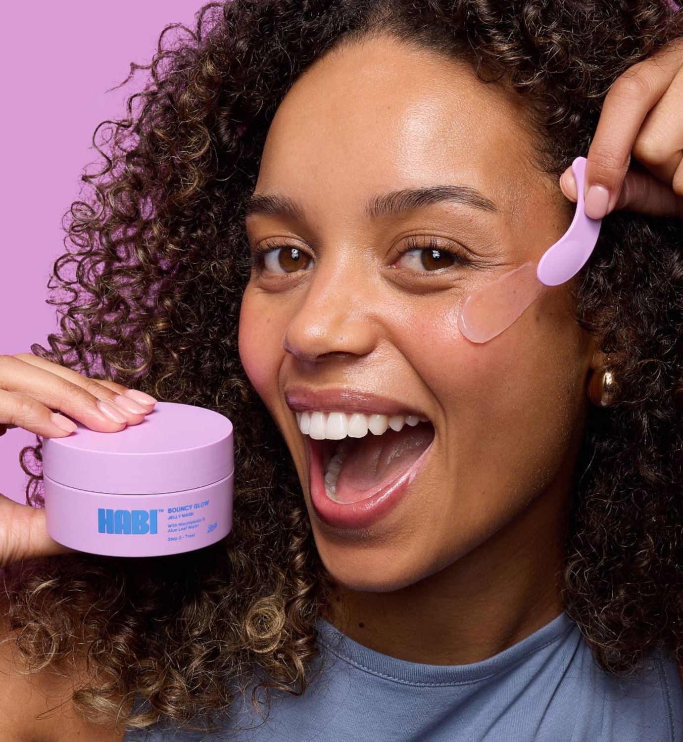 Boots Habi Bouncy Glow Jelly Face Mask 50ml, UK version