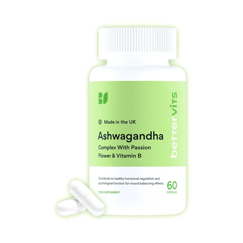Bettervits KSM-66 Ashwagandha complex 60 capsules, UK version