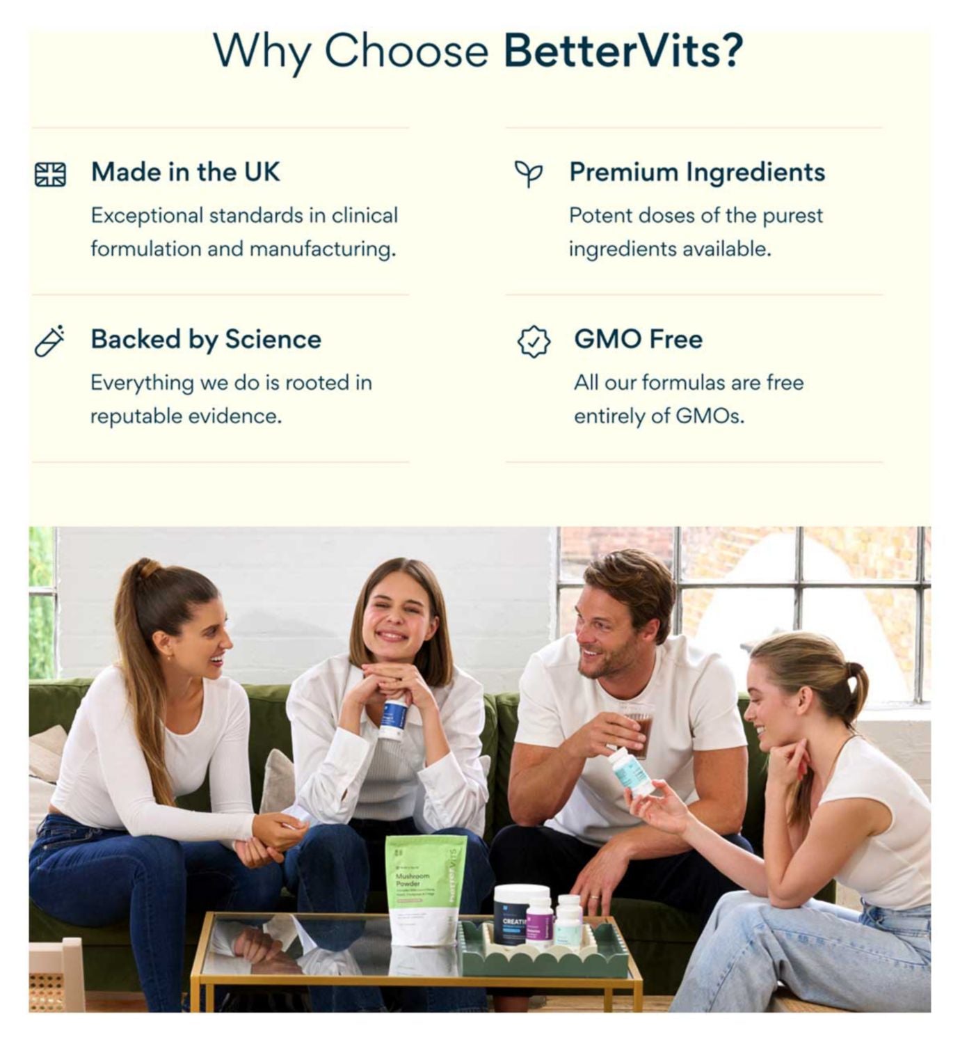 Bettervits Vitamin D3 60 capsules, imported from the UK
