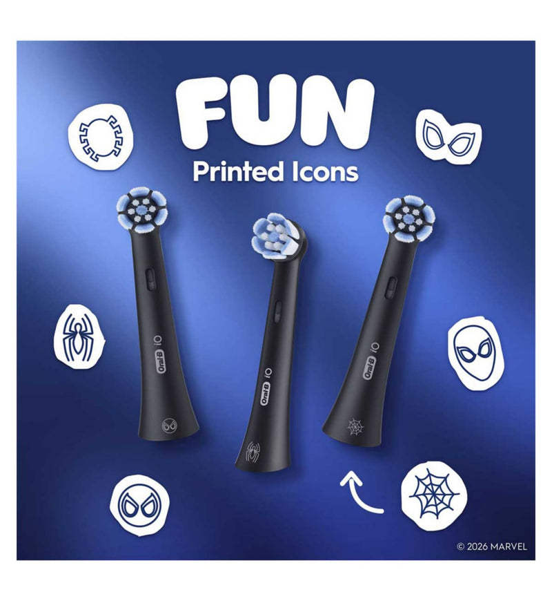 Oral-B toothbrush heads Kids Spiderman 2 pack (British brand)