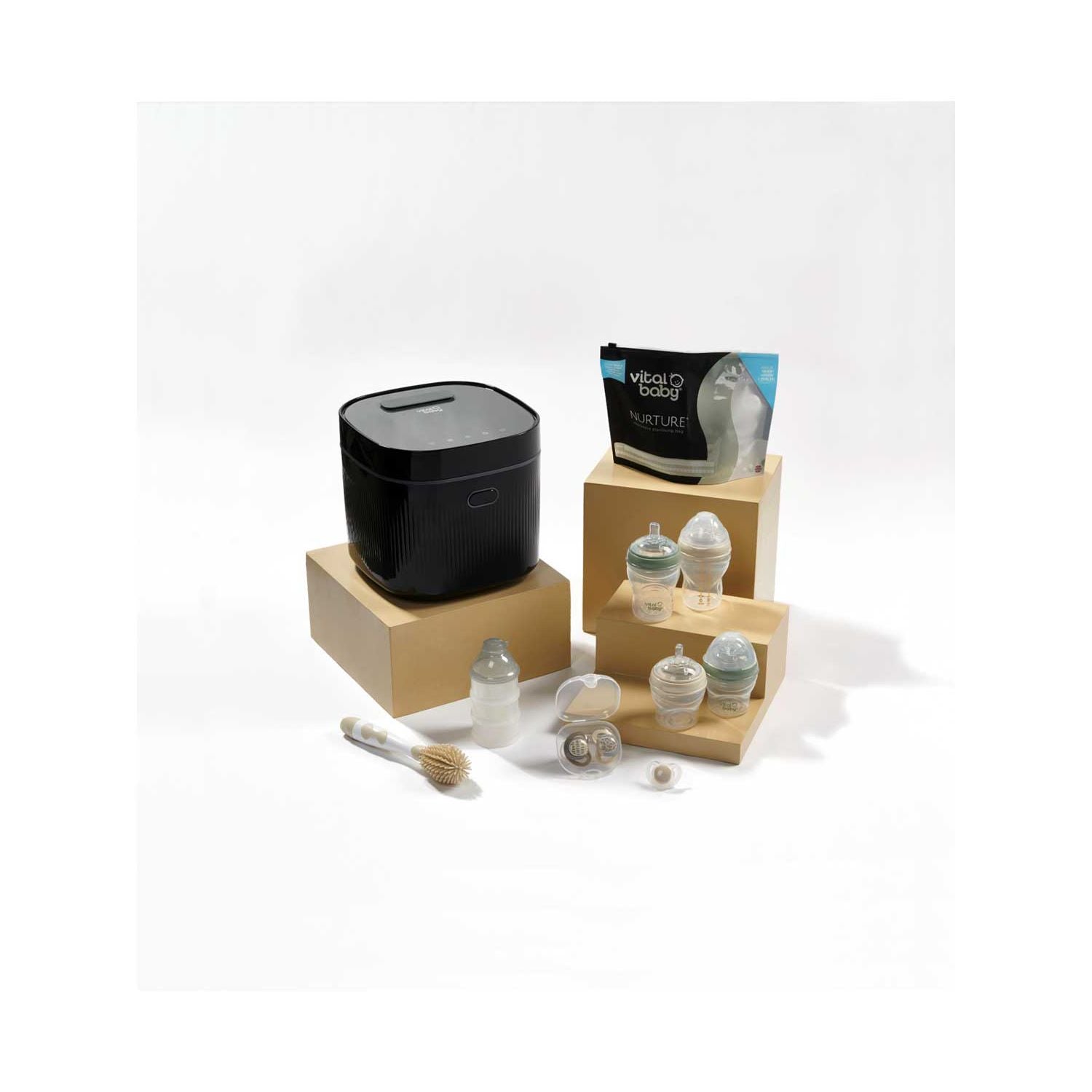Vital Baby sterilising set Onyx Black (British brand)