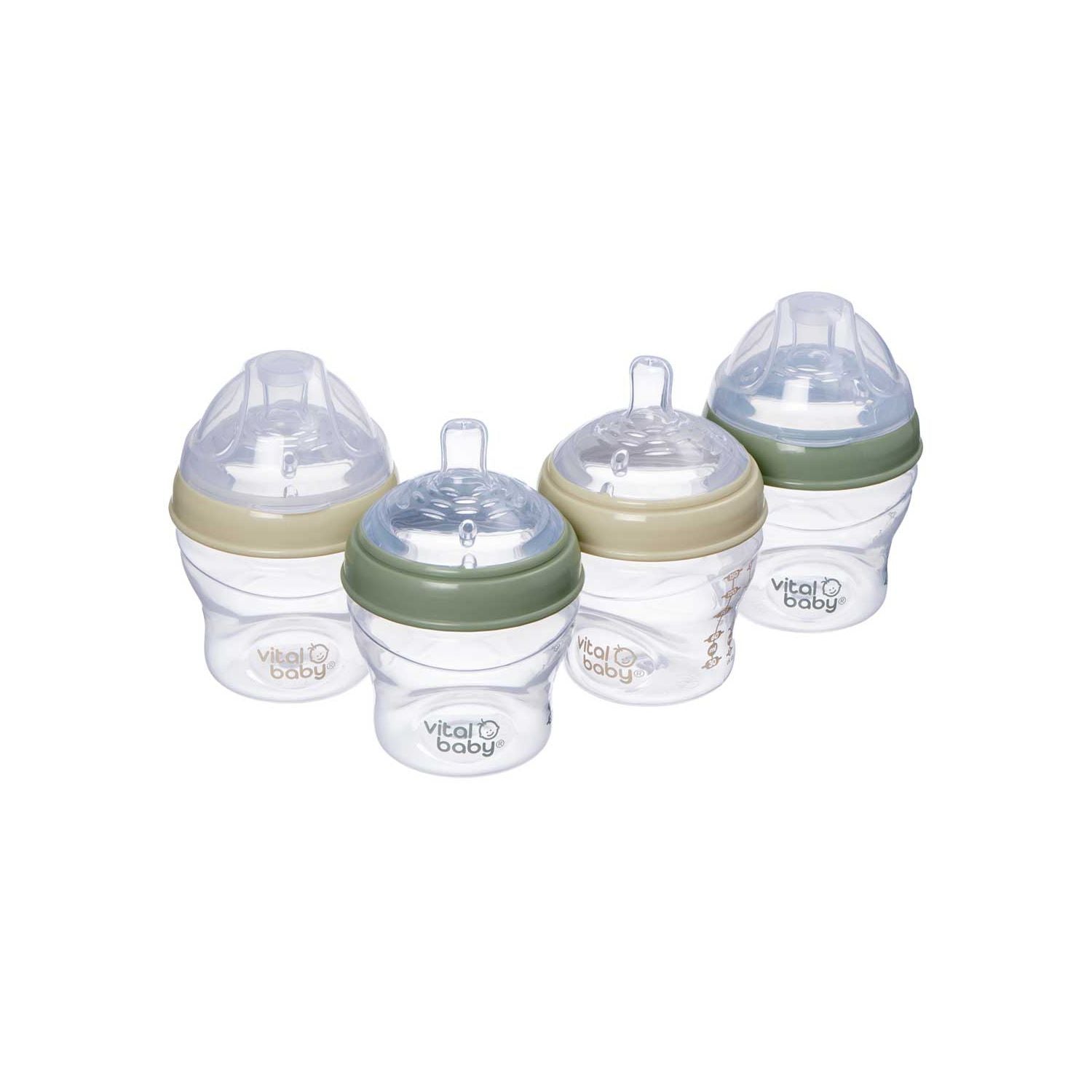 Vital Baby Nurture Breast Like Bottle 150ml 4pk