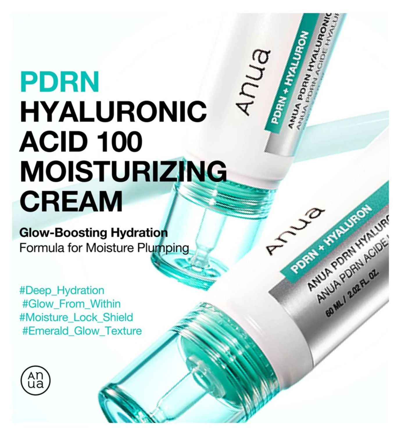 Anua moisturising cream PDRN Hyaluronic Acid 60ml, UK version