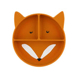 Trixie silicone divided suction plate Mr Fox, UK version
