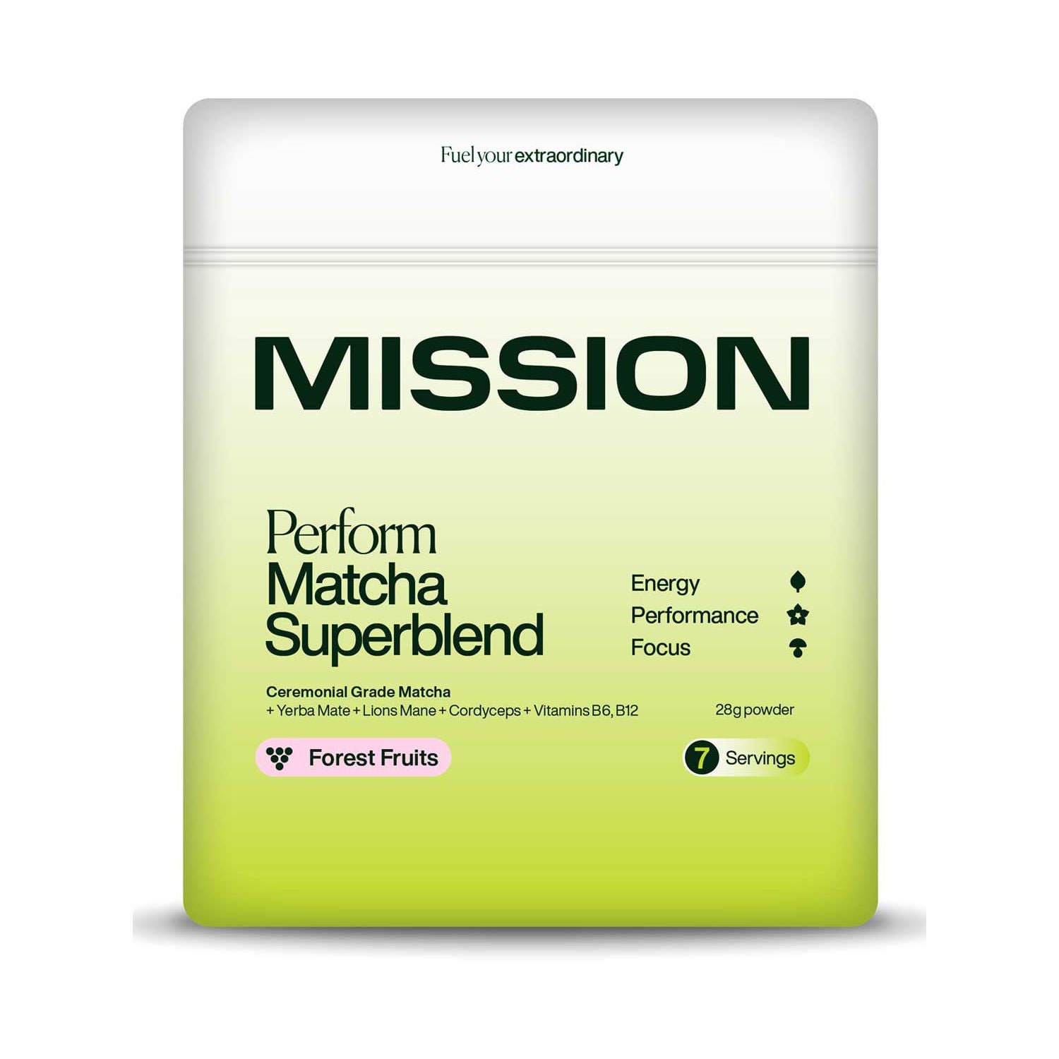Mission Matcha Superblend Forest Fruits 28g (British brand)