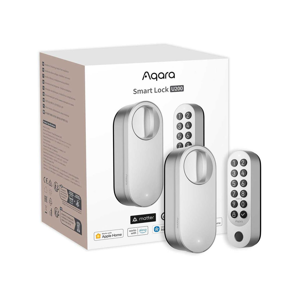 Aqara smart door lock U200 silver - British product