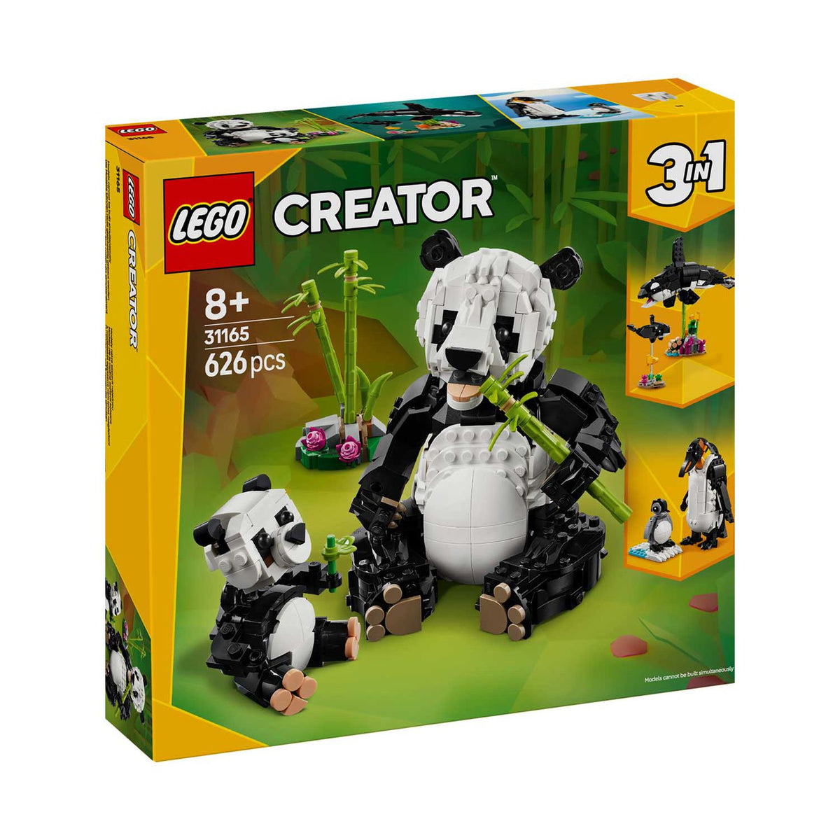 LEGO Creator Panda Family building set imported from the UK