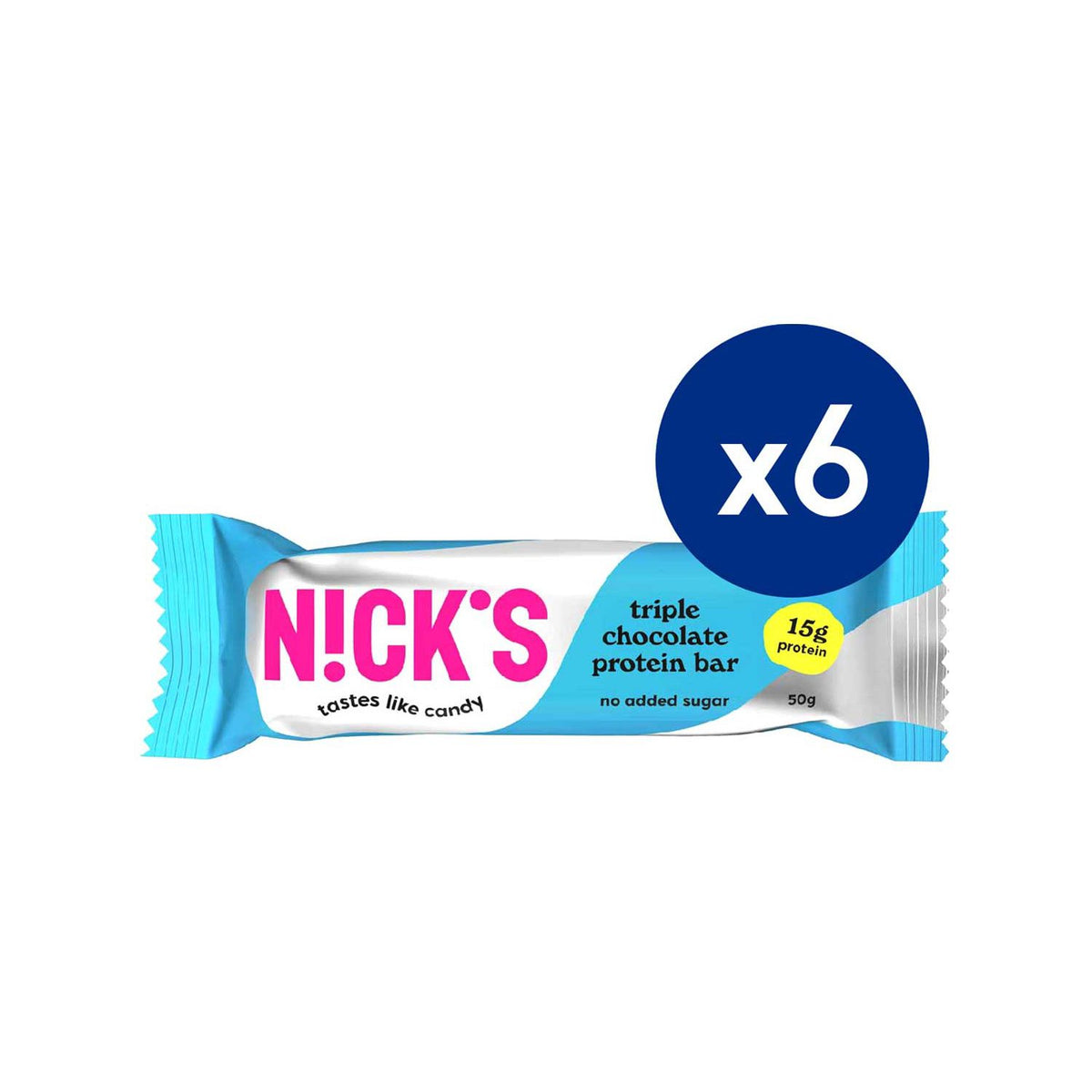 Nick's Triple Choc protein bar 6-pack - British product