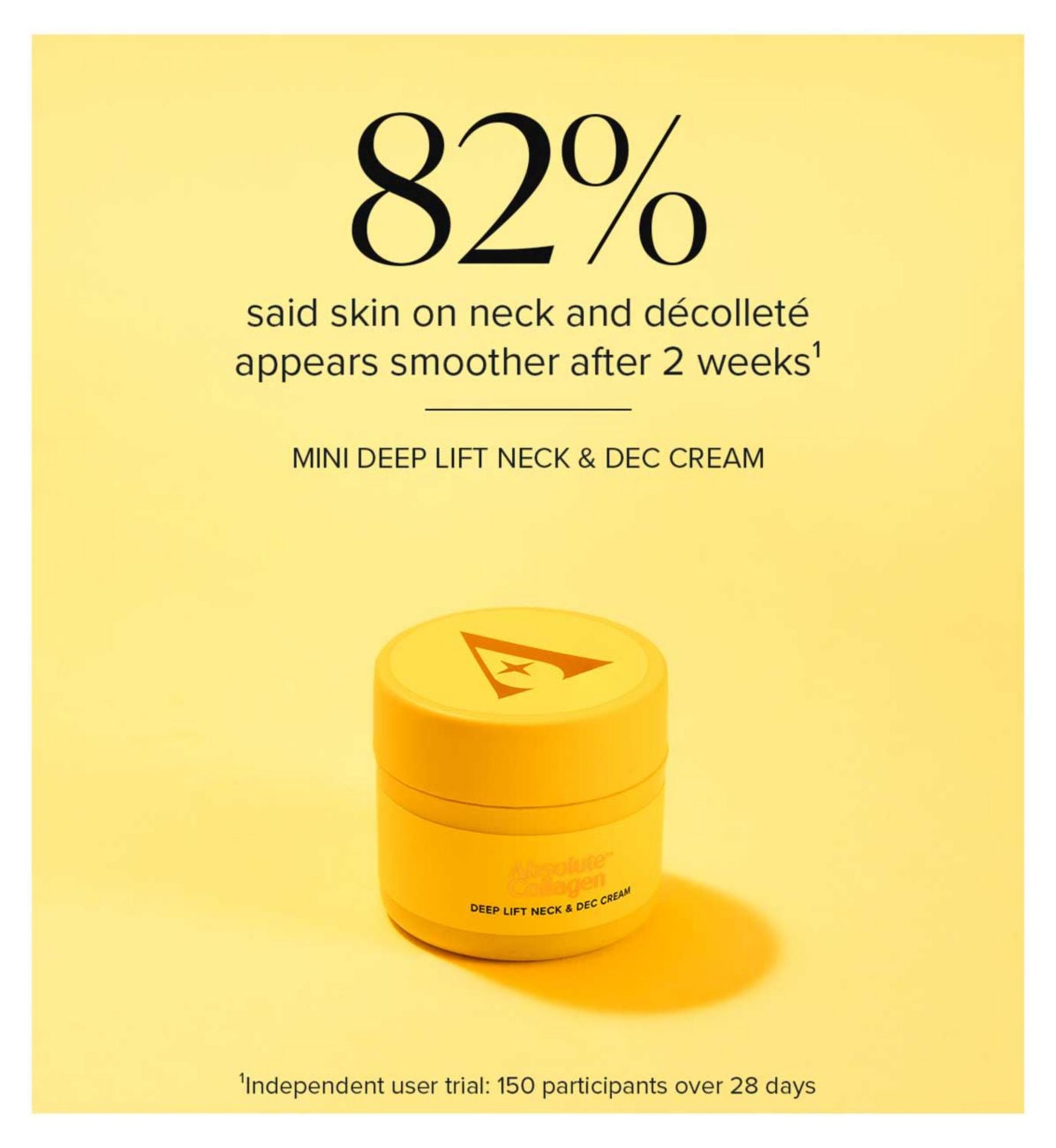 Absolute Collagen deep lift neck and deck cream 15ml - British product