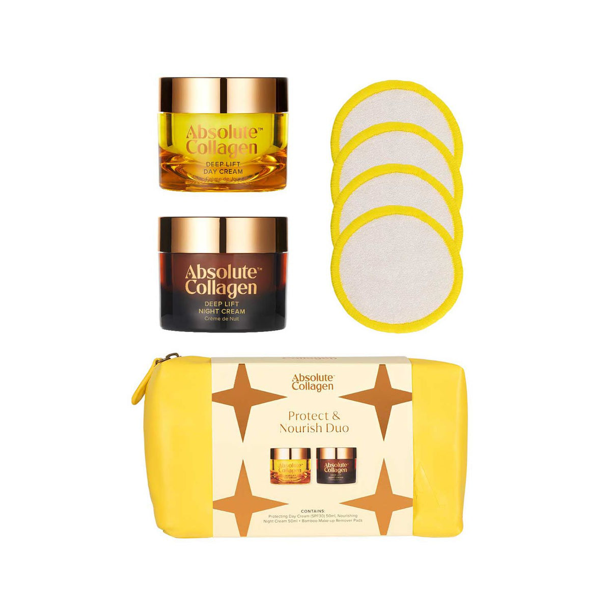 Absolute Collagen Protect Nourish Mini Duo Set skincare - British product