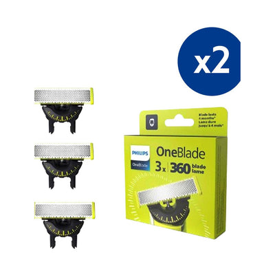 Boots Philips One Blade 360 Blades for Face 6 Pack Bundle- Buy online at McGrocer